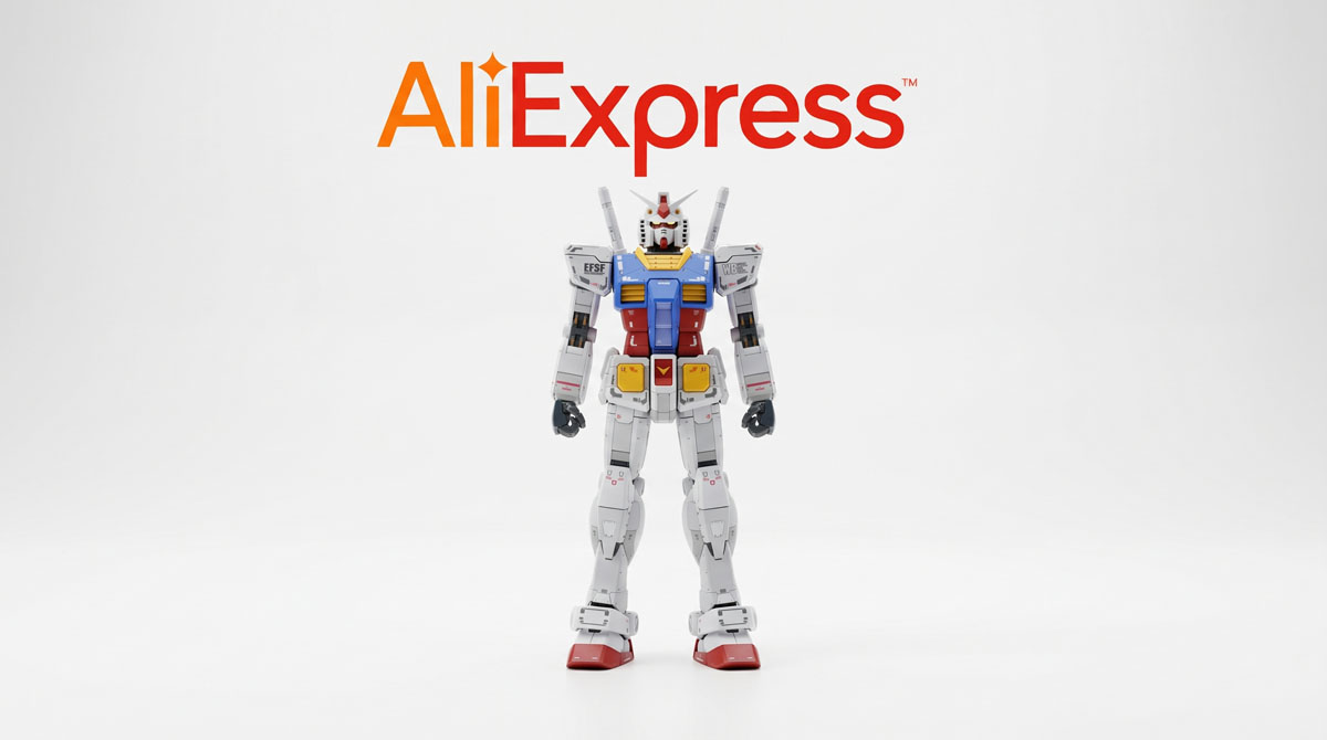 Kupovina Gundam figura na AliExpress platformi